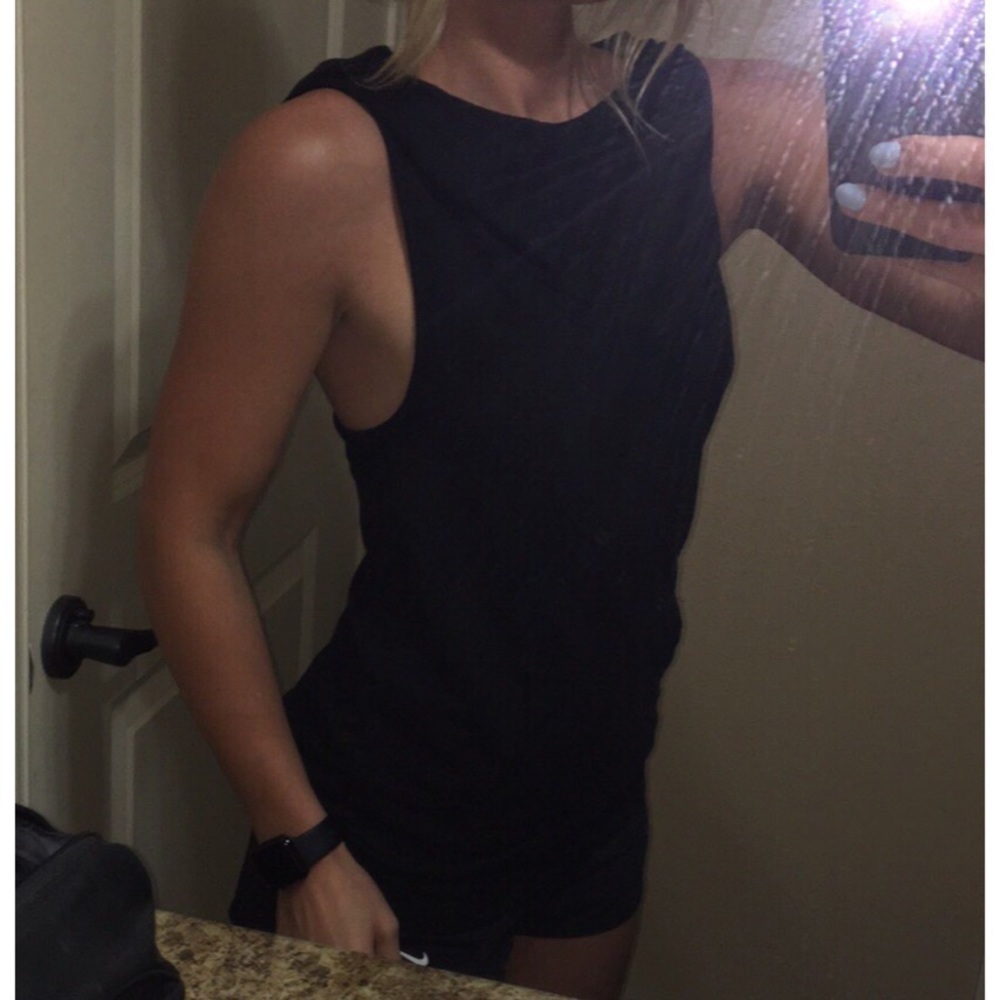 Cut off sweater top